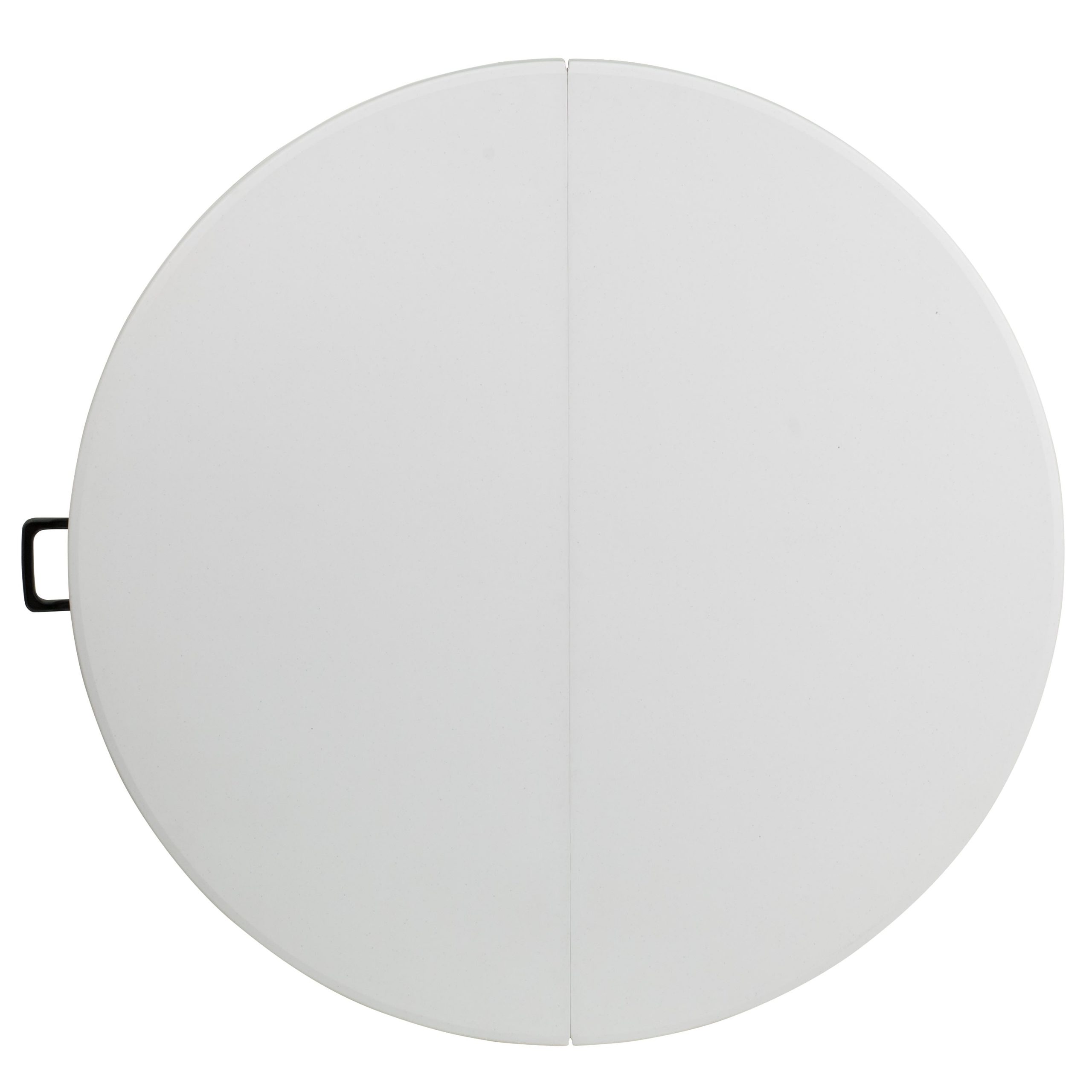 4-Foot Round Bi-Fold Plastic Banquet and Event Folding Table with Carrying Handle - Image 8