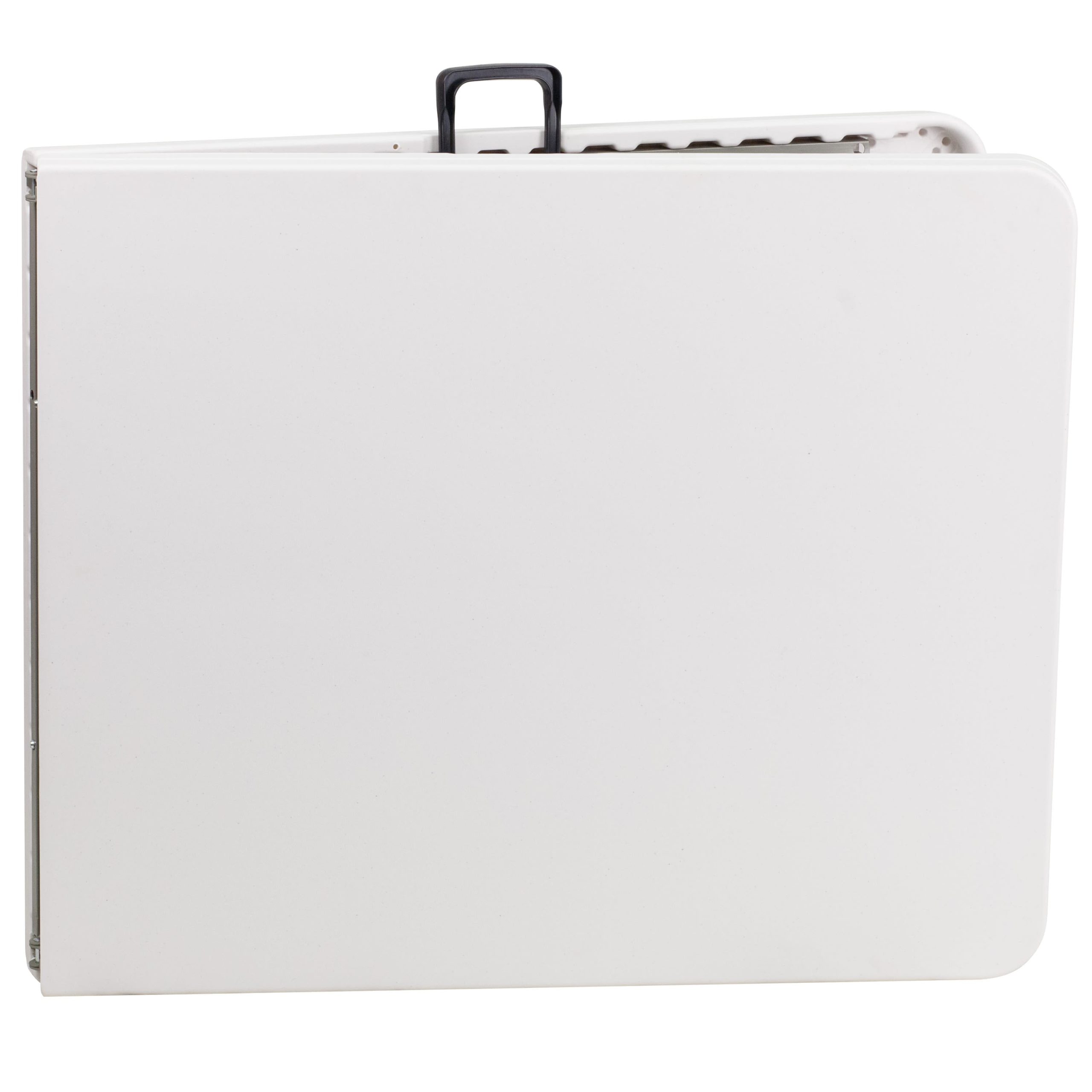 6-Foot Bi-Fold Plastic Banquet and Event Folding Table with Carrying Handle - Image 21