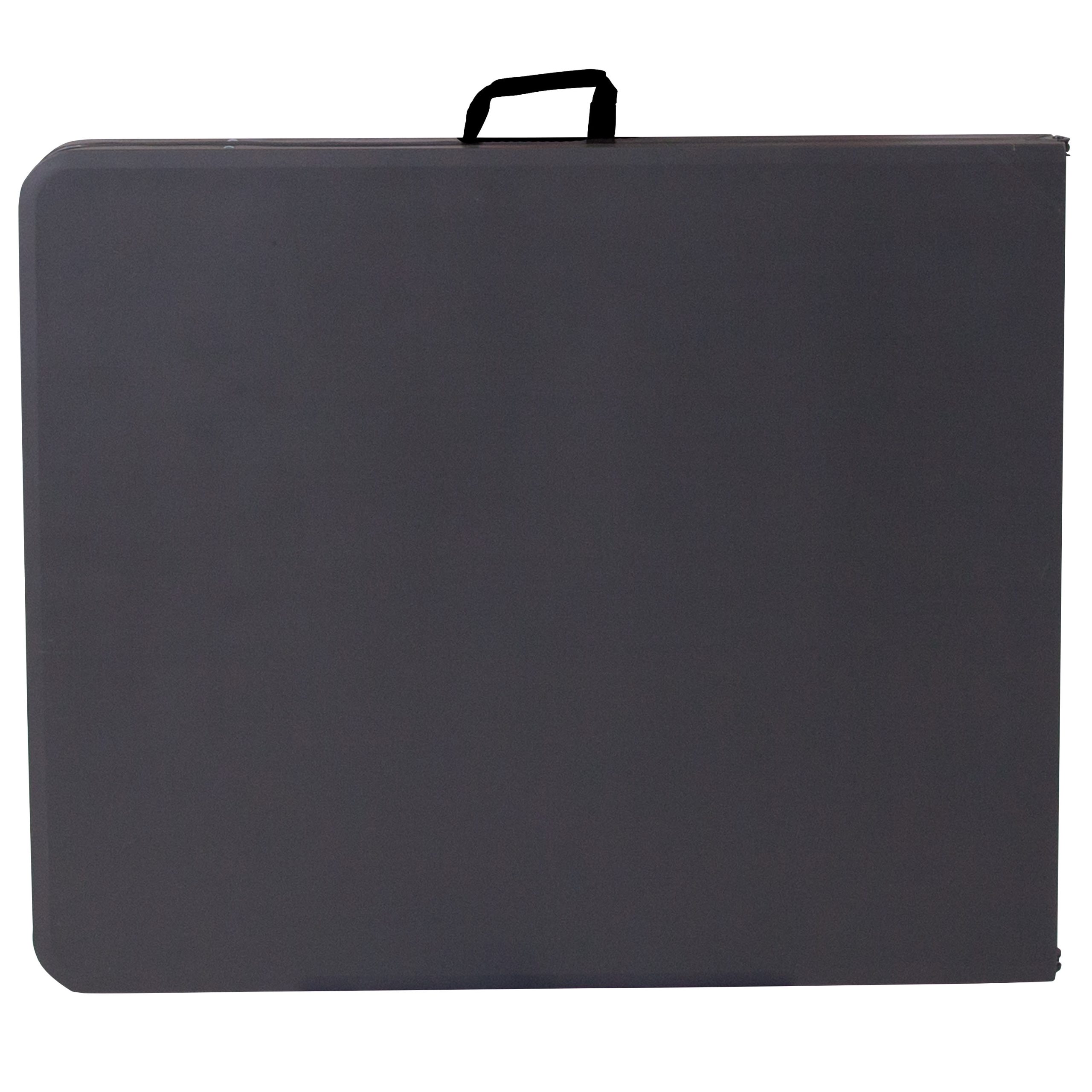 6-Foot Bi-Fold Plastic Banquet and Event Folding Table with Carrying Handle - Image 6