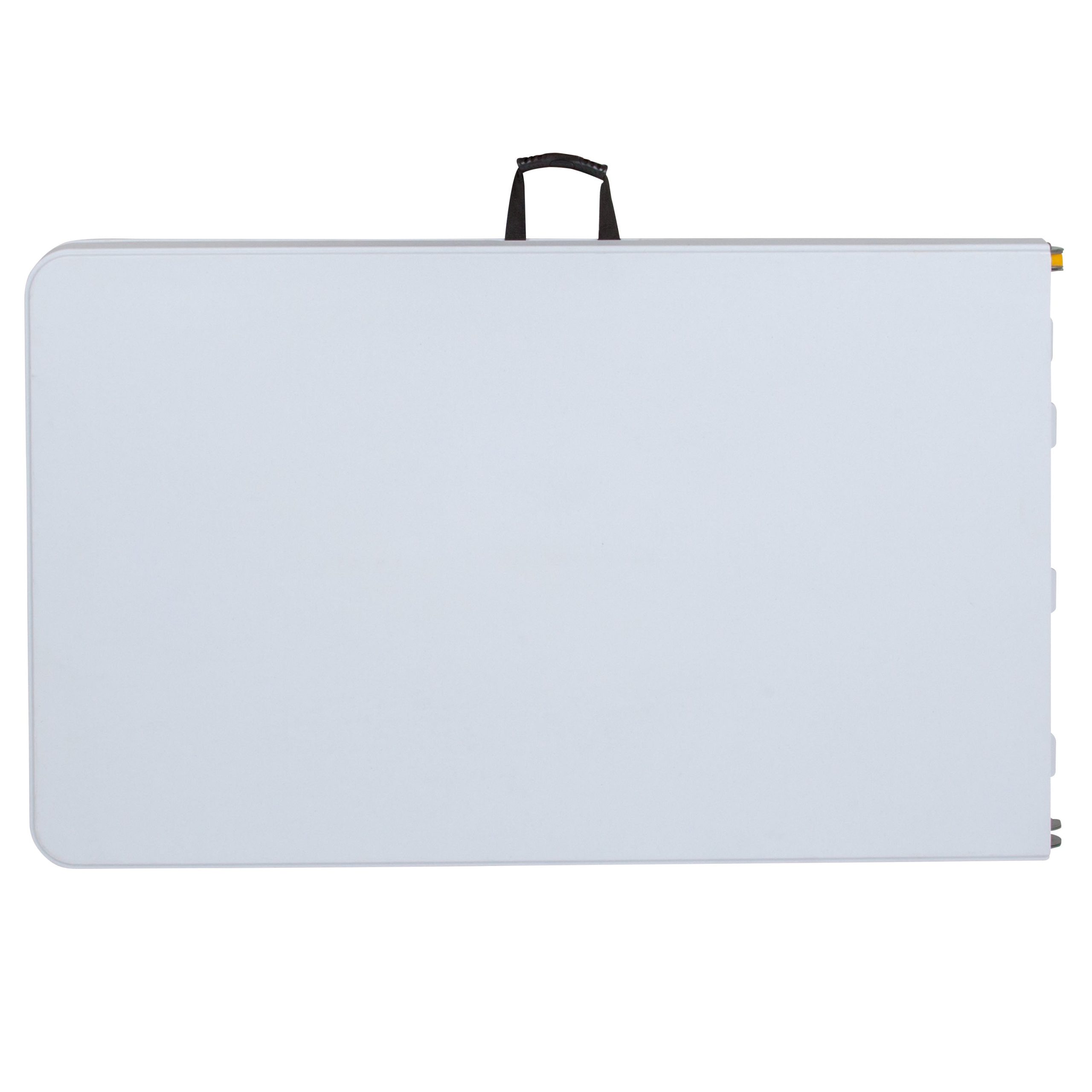 8-Foot Height Adjustable Bi-Fold Plastic Banquet and Event Folding Table with Carrying Handle - Image 5