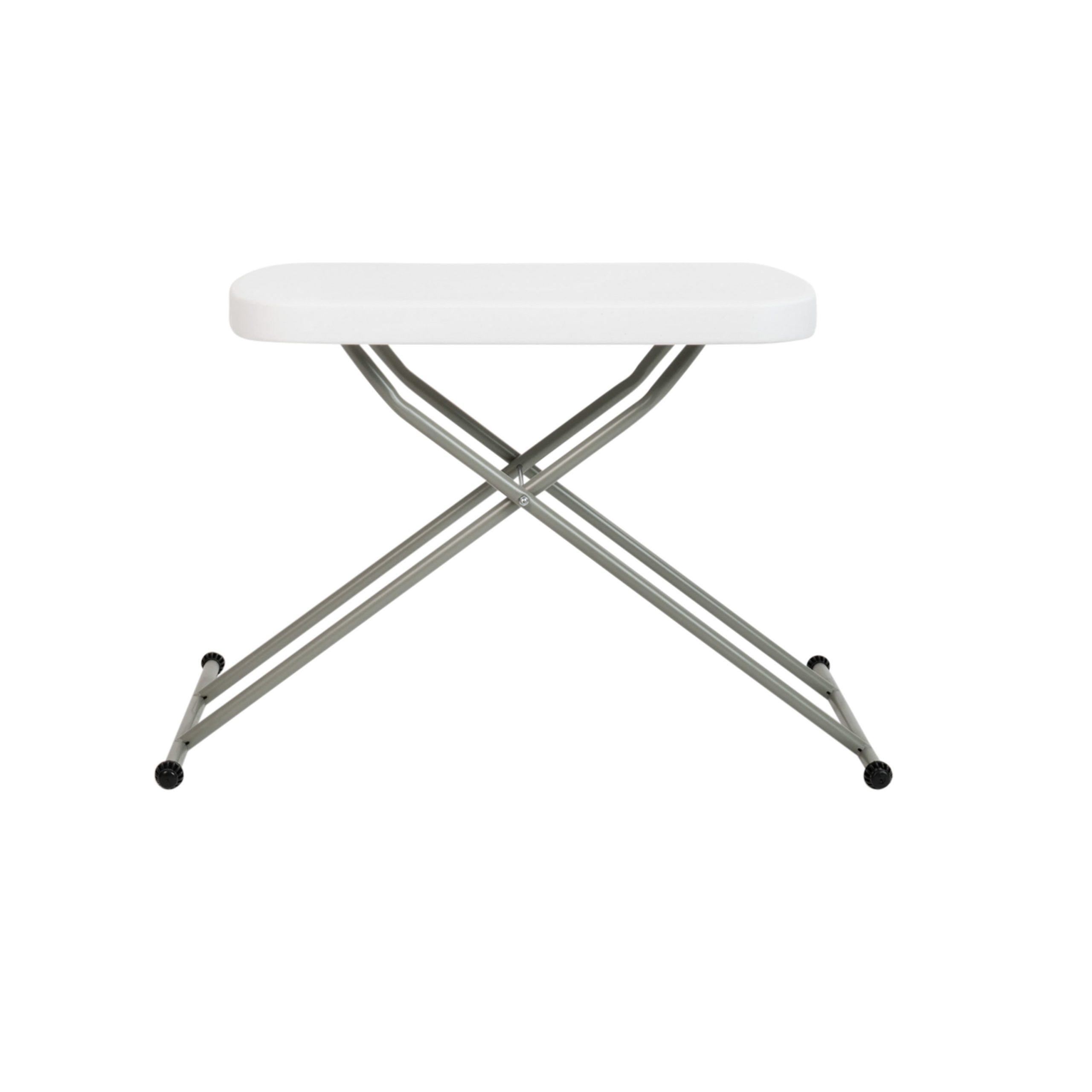 Indoor/Outdoor Plastic Folding Table, Adjustable Height Commercial Grade Side Table, Laptop Table, TV Tray - Image 12