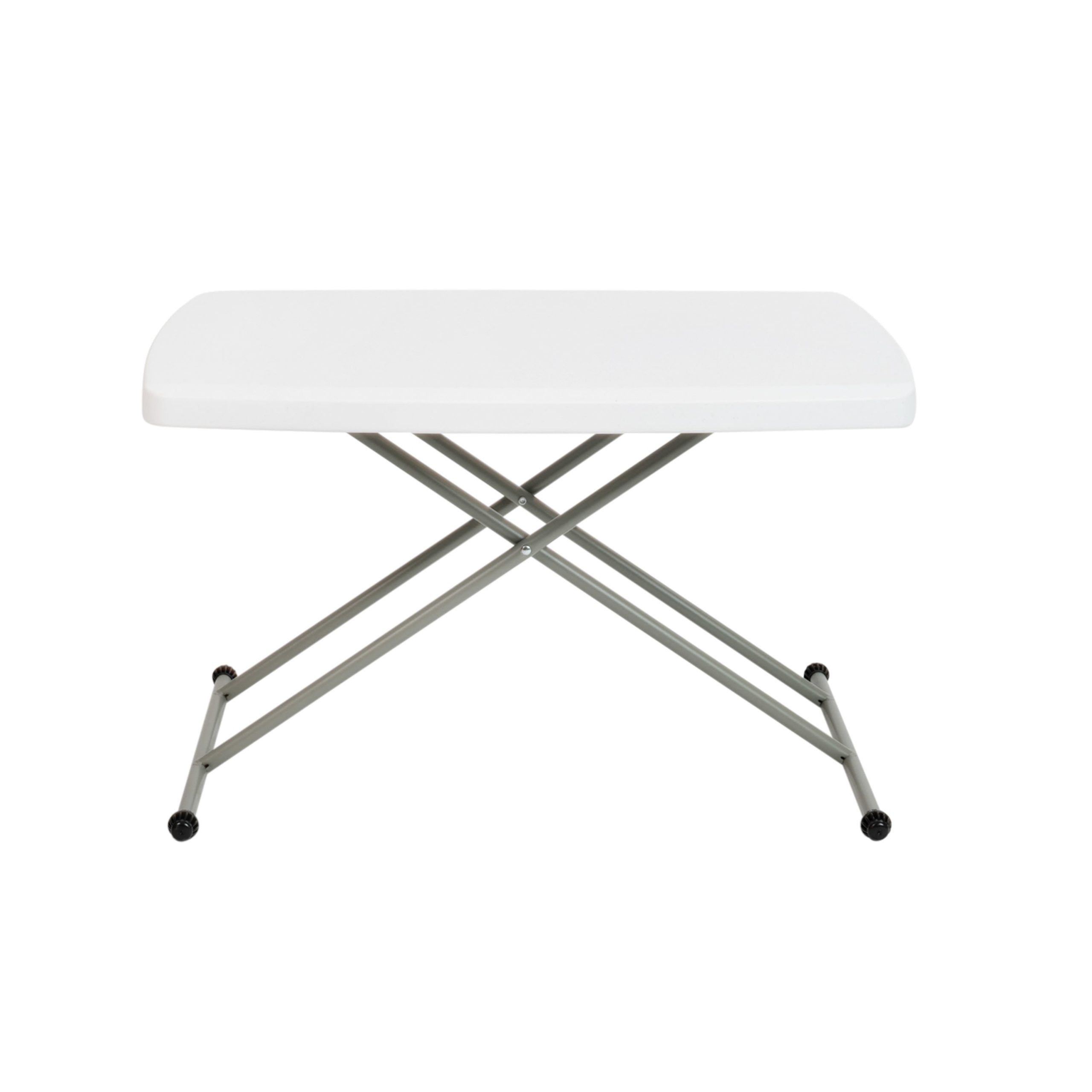 Indoor/Outdoor Plastic Folding Table, Adjustable Height Commercial Grade Side Table, Laptop Table, TV Tray - Image 26