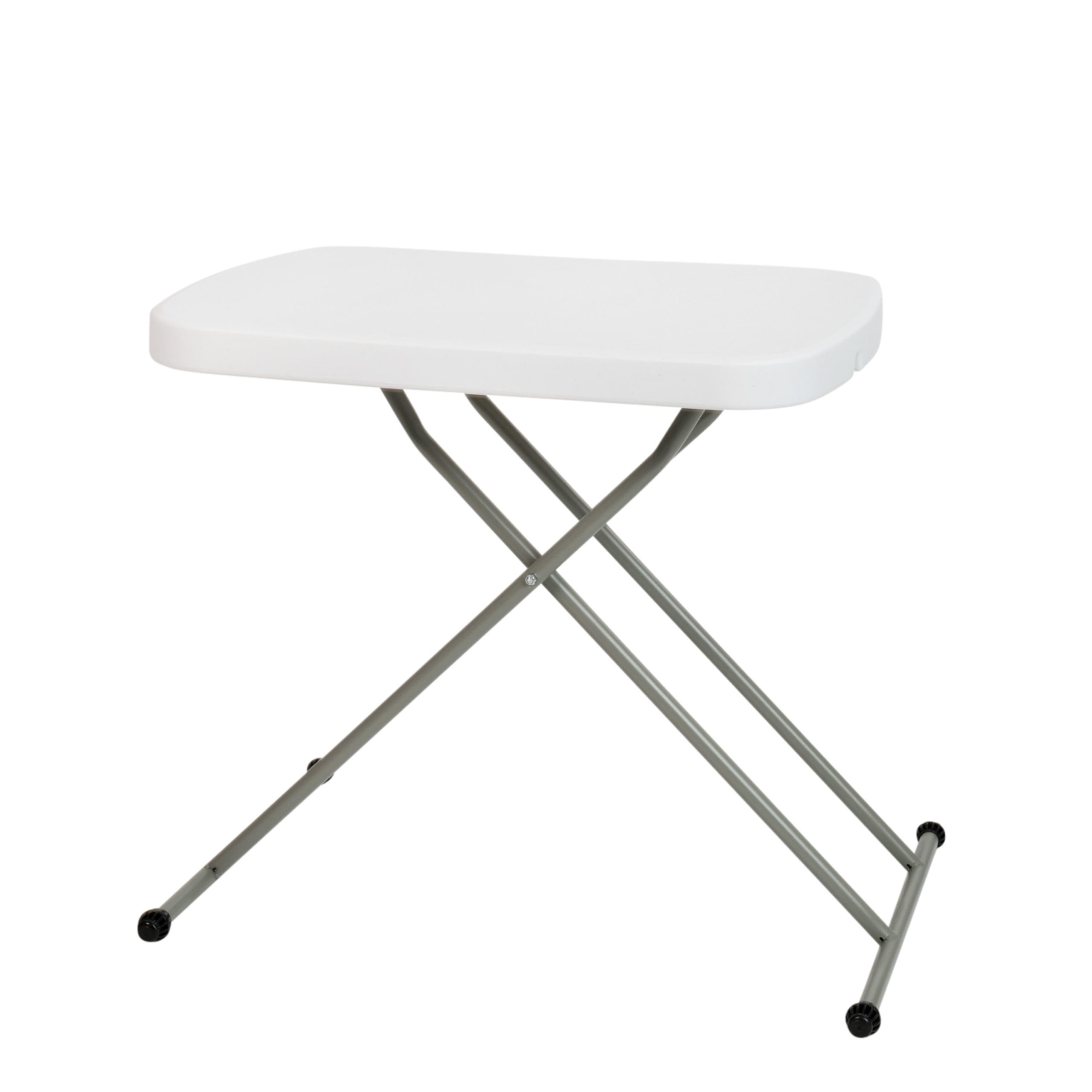 Indoor/Outdoor Plastic Folding Table, Adjustable Height Commercial Grade Side Table, Laptop Table, TV Tray - Image 30